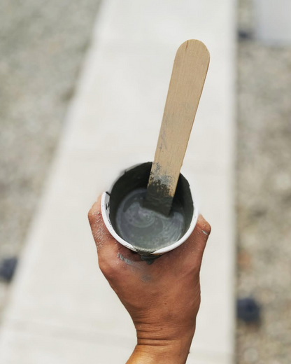 concrete matchstick holder